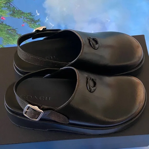 NWT COACH
Women's Sculpted C Loved Leather
Platform Clogs - Picture 9 of 16